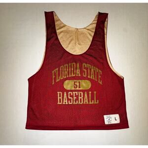 Vintage FSU Florida State Reversible Tank Original League Collegiate Wear Mesh